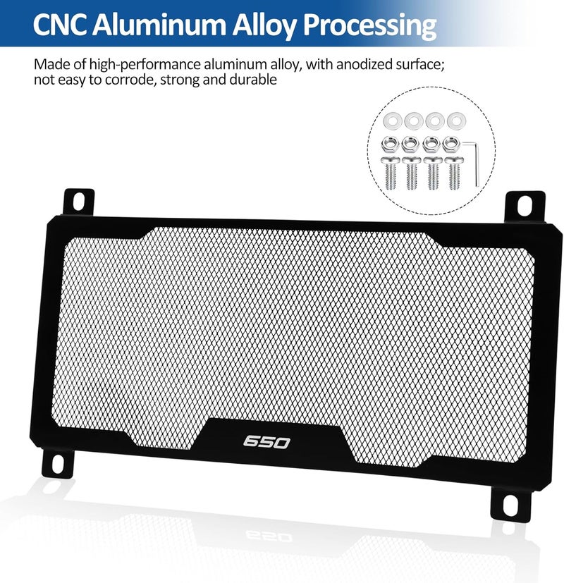 XIDAODIT Radiator Cover Grille Guard Protection Compatible with Kawasaki Ninja650 Z650 Z 650 RS Z650RS 2021-2025 - Image 3